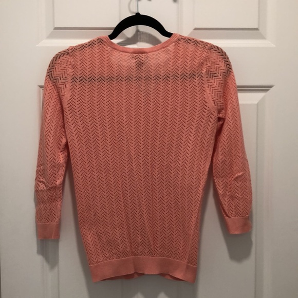 NWOT Ann Taylor Pointelle Cardigan - Picture 2 of 4